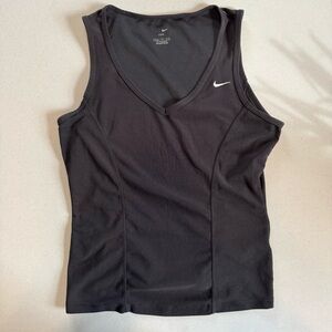 Vintage Nike Women's Black Tank Top